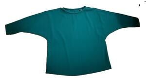 LORD & TAYLOR Women’s Forest Green Blouse Dolman Sleeves Size Medium